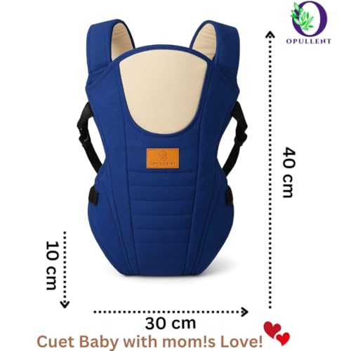 Image of baby carrier for 0 to 3 year baby | Infant& Child Holder Carrier Kangaroo Bag | 4-in-1 Adjustable with Safety Belt & | Padded Shoulder Straps | Comfortable Baby Backpack for Newborn (Rabbit Carrier Blue)