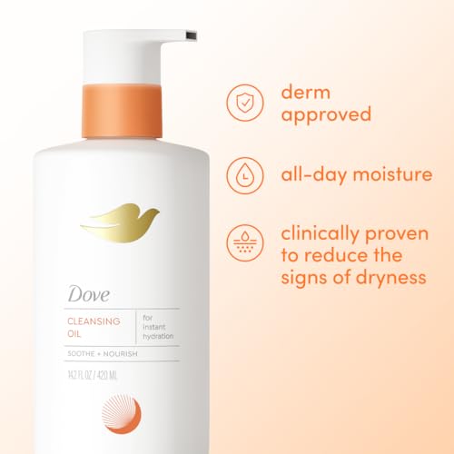 Dove Oil Body Wash for Women, Ultra Moisturizing Soothes Dry Skin, 14.2 oz | For changing skin needs, Helps relieve dry, itchy skin, With 50% glycerin - image 5