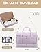 LOVEVOOK Large Travel Duffle Bag, Weekender Bags for Women With Shoe Compartment, Overnight Hospital Bag For Women Labor Delivery, Carry on Bag Personal Item Travel Bag, Yoga Gym Duffel, Purple