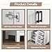 DELUXE LIVING 36 Inch Bathroom Vanity with Sink, White Single Sink Bathroom Vanity Modern Bathroom Sink Cabinet with Soft Close Doors & Drawers, 36 Inch Vanity with Sink, Adjustable Feet, Integral Top