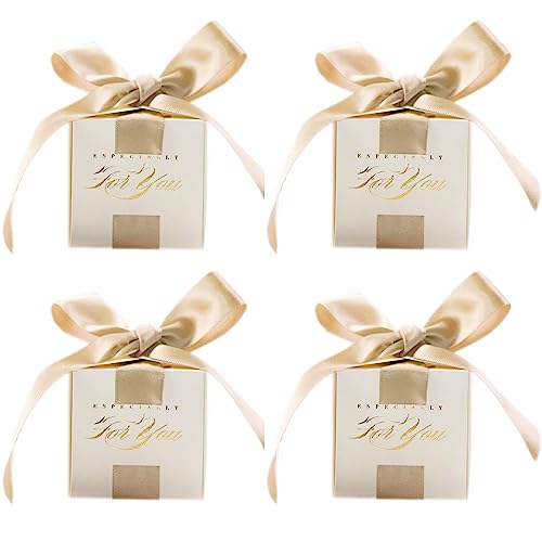 Boîte à bonbons cadeau 30 boîtes de bonbons de mariage, boîte de bonbons en papier, petites boîtes cadeaux avec ruban pour première communion, baptême,...