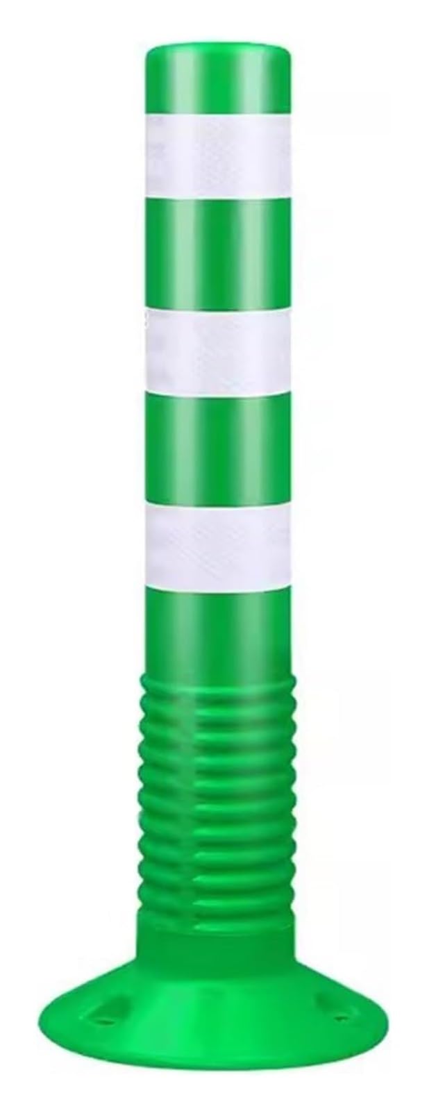 HCZKIUJY Traffic Delineator Post,Safety Warning Column, Parking Cones Traffic Delineator Safety Post for Parks/Garden Pathways/Streets Commercial Flexible Caution Bollard (Green 1 Pack)