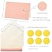 Crisky Embossed Thank You Cards (50 Pack) with Envelopes & Stickers Thank You Greeting Notes Bulk for Birthday, Baby Shower,Bridal Shower, Wedding, Graduation Shade of Dusty Rose