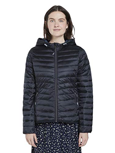 TOM TAILOR Damen Cape Jacke Bouclé - Elegante 2-in-1 Jacke Im Casual Look