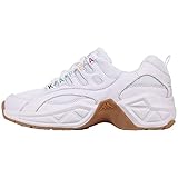 syntetic Kappa Damen Overton Sneaker, Weiß, 41 EU