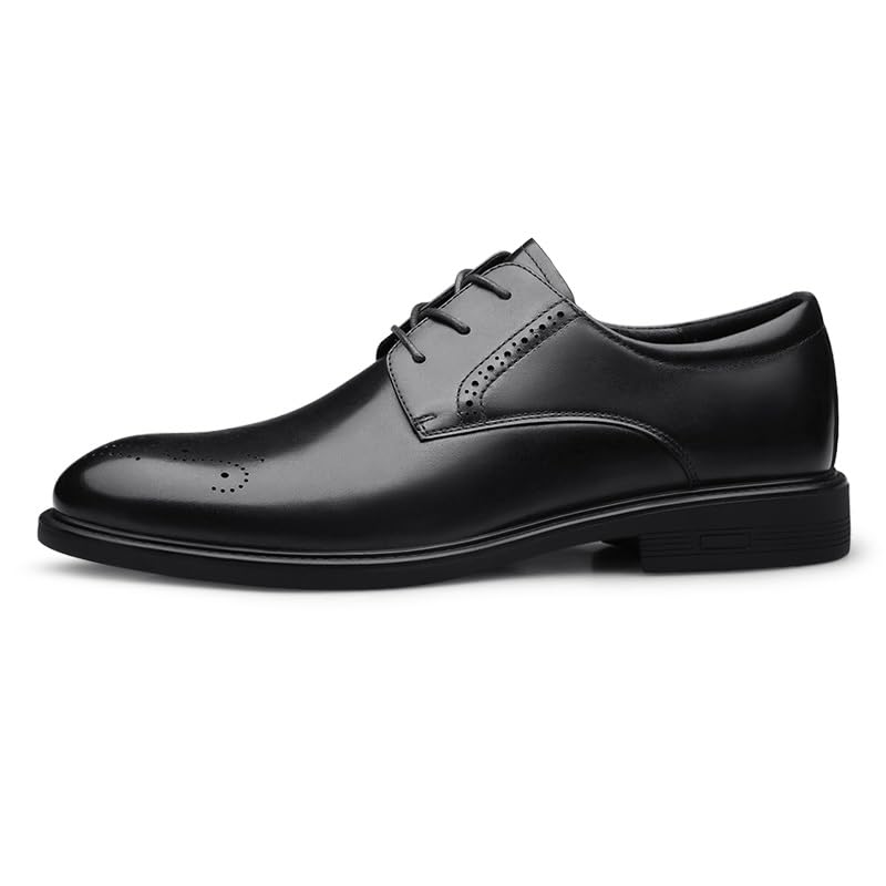 Buty wizytowe męskie sznurowane, szpiczaste, polerowane, brogsy, tłoczone, skórzane, derby, niskie, antypoślizgowe, gumowe, klasyczne