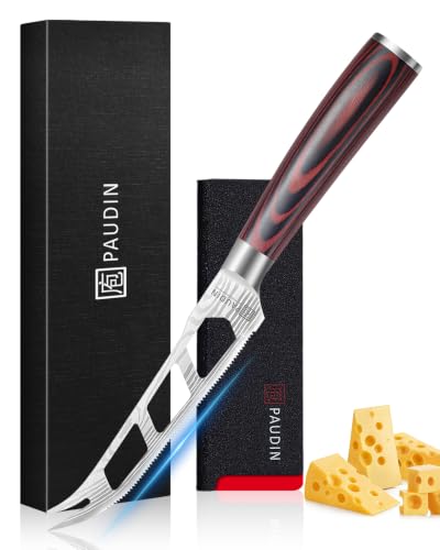 PAUDIN Cheese Knife, 5 Inch Serrated Knife...