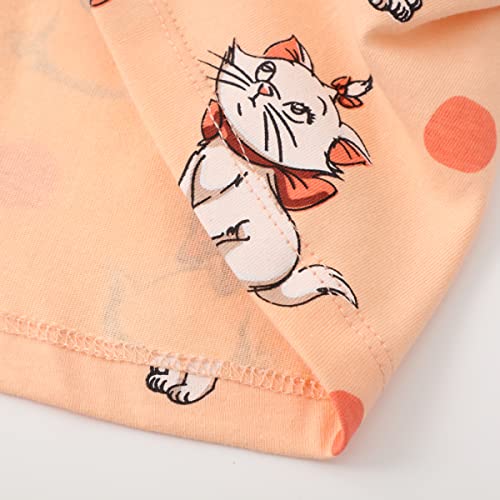 Toddle-Girls-A-Line-Dress-Rainbow-Pattern-Cotton-Dresses-Crewneck-Long-Sleeve-Striped-Spring-Fall-Winter-Casual-Girl-Clothes