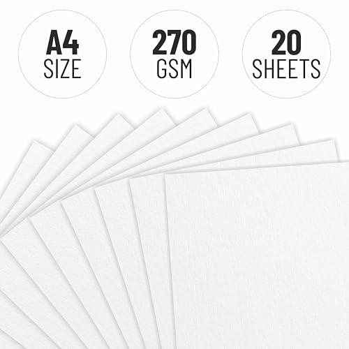 Image of Anupam SketchO Pro Sketching & Drawing Paper A4 | 20 Sheet 40 Pages | 270 GSM Sheet for Pencil, Charcoal, Graphite, redchalk Pastel, Chalk, Oil Pastel & Wax Crayon for Artist's & Amateurs (Set of 2)