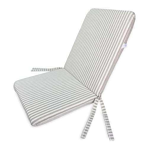 Tex Family Cuscino Sedia Alto Per Poltrone Sdraio Sfoderabile Cm. 45X115X5 Da Esterno Qualita Extra