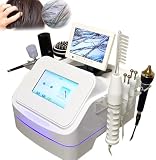 Analizator Włosów Do Diagnostyki Skóry Wielofunkcyjny Detektor Skóry Głowy Tester Wilgotności Skóry Z 50x/200x Podwójnym Ekranem HD Lcd I 7 Głowicami Funkcyjnymi
