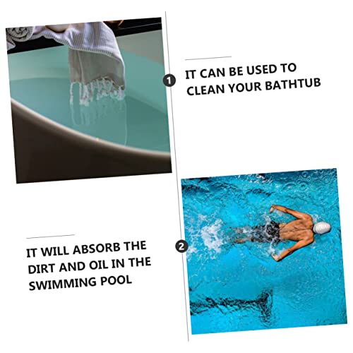 Balacoo 40 Peças Esponja absorvente de óleo de piscina absorvente de banheira de hidromassagem espon