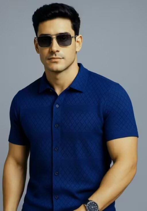 Image of Men's Slim Fit Formal Shirt | Premium Cotton Long Sleeve Shirt for Office, Business & Party