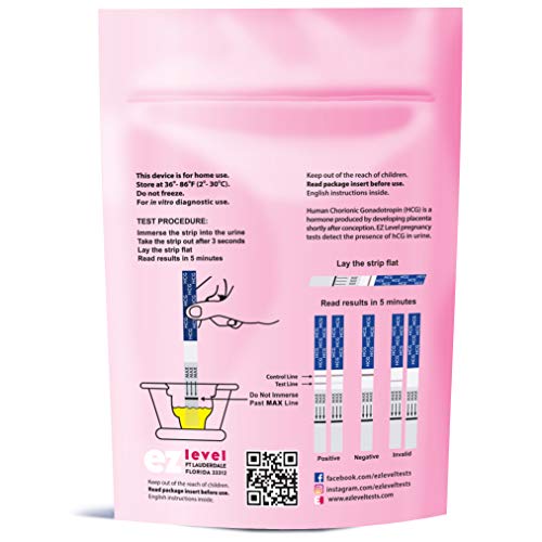 EZ LEVEL 30 Pregnancy Test Strips (30 Pack)