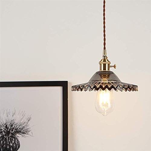 Lustre plafonnier industriel rétro E27 pour un éclairage chaleureux