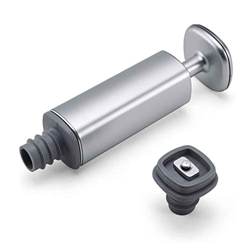Rabbit Wine Preserver With Two Vacuum Stoppers, Standard, Silver #TOP2