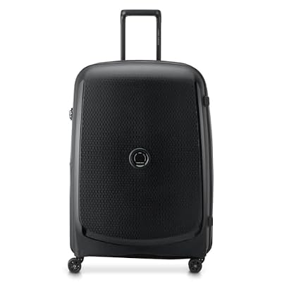 DELSEY PARIS - Belmont Plus - Valise soute Rigide Extensible Matière Recyclée et Recyclable 76x52x32 cm - 102 L - L - Noir