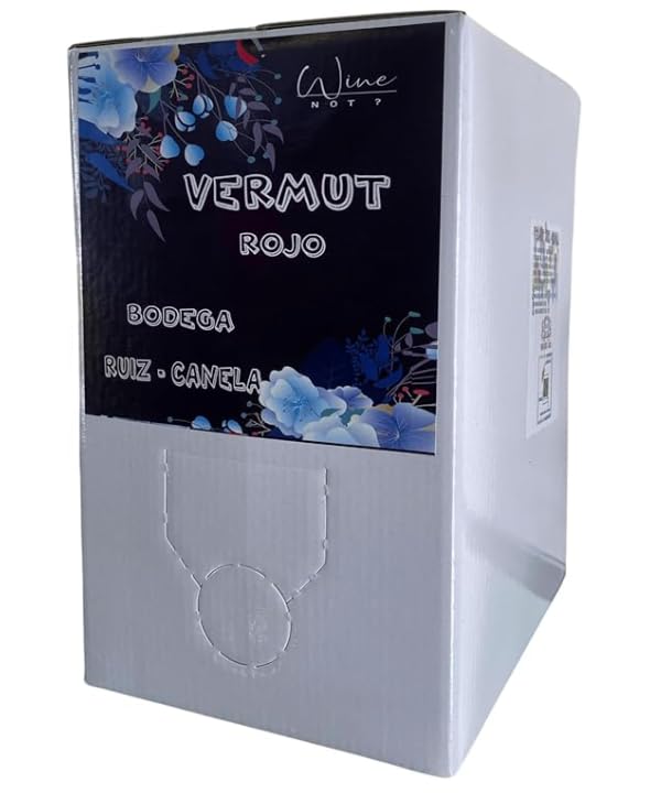 Vermouth Rojo Clásico Artesanal - Bodegas Ruiz Canela - Bag in Box 5l - Tradicional de bodega - Vermouth Premium.