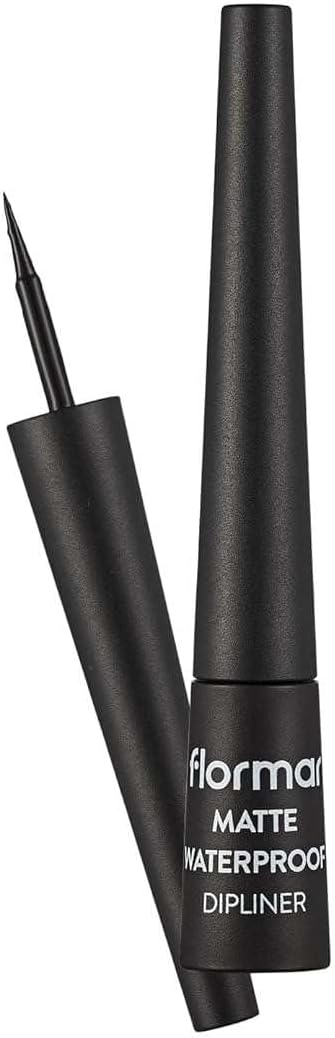 Flormar Matte Waterproof Dipliner Black – Precise Tip, Long-Wear, Waterproof, Matte Finish
