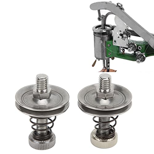 Hapivida Ensemble de Tension de Fil pour Machine à Coudre, Régulateur de Tension en Acier Inoxydable, Guide de Fil 3.5X1Cm, Accessoires de Machine à Coudre pour Surjeteuses et Machines Industrielles