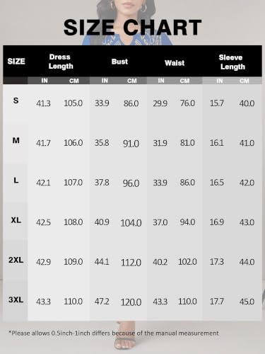 Image of PinkPatty Women's Casual 3 /4 Sleeve Midi Dresses Fit and Flare Church Work Dress with Pockets