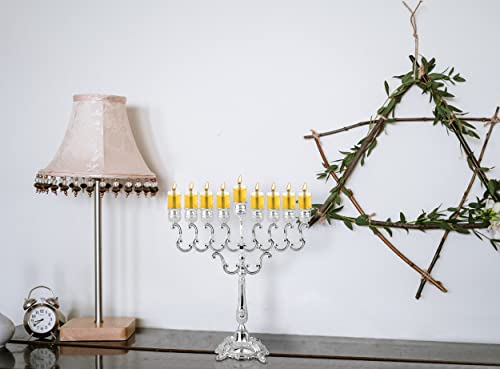 Ner Mitzvah Chanukah Menorah Oil Glass Cups - Glass Oil Insert Cups for Menorahs - #11 (9 Pack)