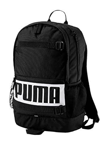 PUMA Deck Backpack - Mochila, color negro, talla 34 x 48.5 x 24 cm, 32 litros