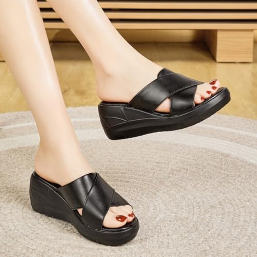 ailishabroy Wedge Sandals Women Dressy: Platform Open Toe for Summer4