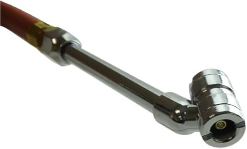 Miniatura 6 de K Tool International 89002 Medidor de inflado de neumáticos con portabrocas de doble cabezal para garajes, taller de reparación y bricolaje,