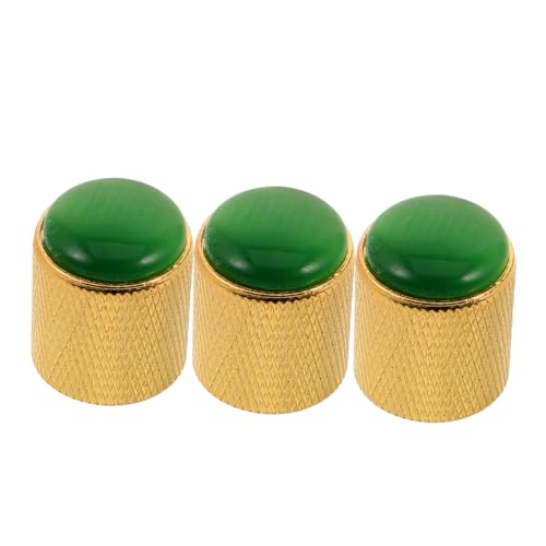 HOLIDYOYO 3個 ギター ボリューム コントロール ノブ 電子 コントロール ノブ エレクトリック ギター 金属 ボリューム ポテン