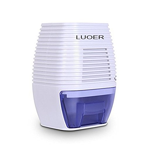 LUOER Mini USB Home Dehumidifier with Removable Power Dryer 300ML Tank Capacity-White Fashion
