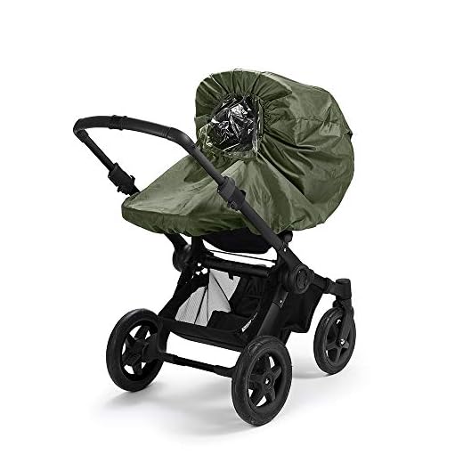 Elodie Details Regnskydd för Barnvagn - Rebel Green, Grön