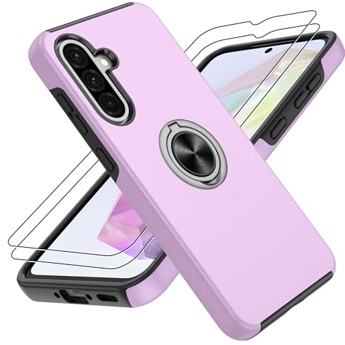 Gritup for Samsung Galaxy A36 5G Case with 360° Rotating Kickstand,Purple