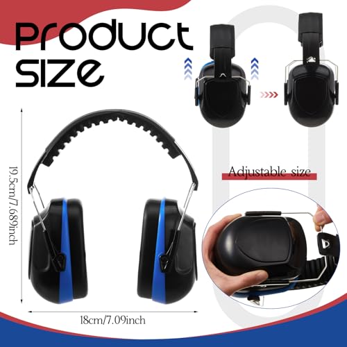 Amylove 12 Pcs Kids Ear Protection Noise Cancelling Headphones Ear Muffs Bulk 27db Adults Shooting Earmuffs Noise Reduction Hearing Protection for Gun Range by Amylove - Image 2