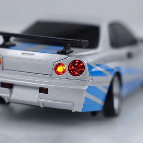 wheelfun US in Stock, 1/18 4X2 LDRC RC Racing Car RWD Remote Control Drift Vehicles Gyroscope LD1899 Light System Motor Servo ESC Hobby Grade Model for Birthday Gift - Thumbnail 5