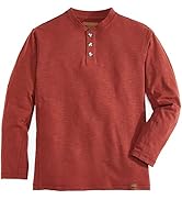 Venado Henley Long Sleeve Shirts for Men - Mens Henley with Flex Material