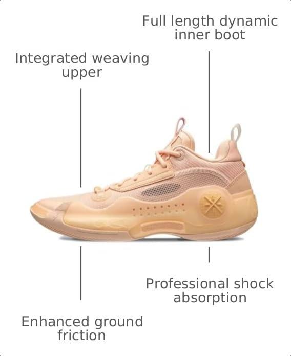 Image of LI-NING Way of Wade 10 Men's Basketball Shoes Professional Shock Absorption Sports Sneakers