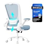 SONGMICS – SONGMICS Bürostuhl ergonomisch, Drehstuhl mit Mesh, Lendenst
