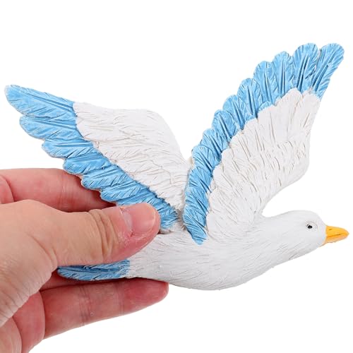 Décoration murale créative mouettes en résine 3pcs - 7