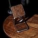 KU XIU X40 Magnetic Wireless Charger, 3-in-1 Foldable Portable Charging Station for iPhone 17/16/15/14/13/12 & iPhone Air, 5W for Apple Watch S11–4/SE/Ultra 3/2/1 and AirPods 4/3/2/Pro – Wood Grain