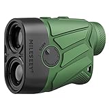 MiLESEEY PFSH 1100 Yards Hunting/Golf Rangefinder with Slope Switch, 7.5° Large View Angle Hunt Range Finder Supports Rain and Fog Mode, Height Measuring >90% High Transmittance, ±0.5Y Accuracy