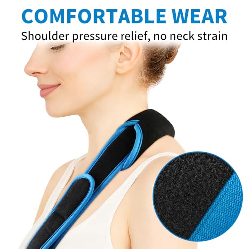 Image of Arm Sling Shoulder Immobilizer for Men & Women, Rotator Cuff Support Brace | Adjustable Strap, Fit Left or Right, Comfortable Medical Sling for Elbow Wrist Injury, Forearm Fracture, Surgery Recovery, L