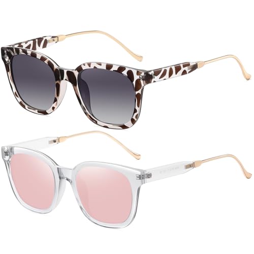 Sunglasses for Women Men Hexagon Polarized Polygon Mirrored Lens Sunglasses