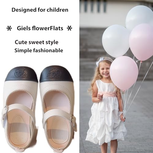 Girls Dress Shoes Girl Ballet Flats Flower Girl Dress Shoes Mary Jane Shoes Wedding Party School Shoes for Toddler Little Kid - Image 4