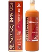 NaTruly（ナトゥリー） 有機 クコの実ジュース 900ml オーガニック ゴジベリージュース 100％ 無農薬
