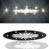 NSLUMO LED Roof Interior Dome Light for Mini C'ooper Led Car Overhead Reading Lamp Jack Union Flag Style 7000k 12V for BMW 2006-2008 Mini C'ooper R56 Mini Interior Lights