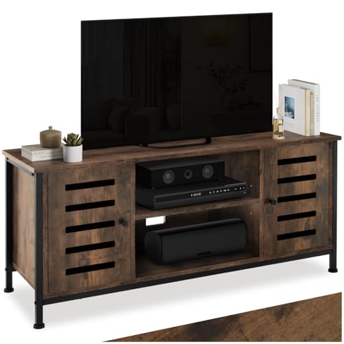 tectake® TV Lowboard, TV Kommode für Fernseher bis 55 Zoll,110 x 41,5 x...