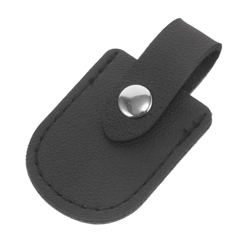MAGICLULU Funda Protectora para Tijeras y Cortaúñas de Uñas Material PU Resistente Color Negro Estuche para Mango de Herramientas de Manicura y Pedicura Adecuado para Salones de Uñas y