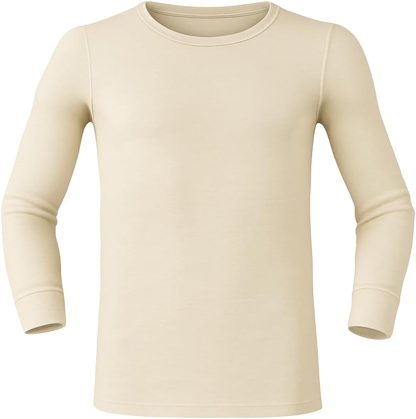 UTENOS 100% Merino Wool Thermo Active Men SOFT Longsleeve Shirt Base Layer