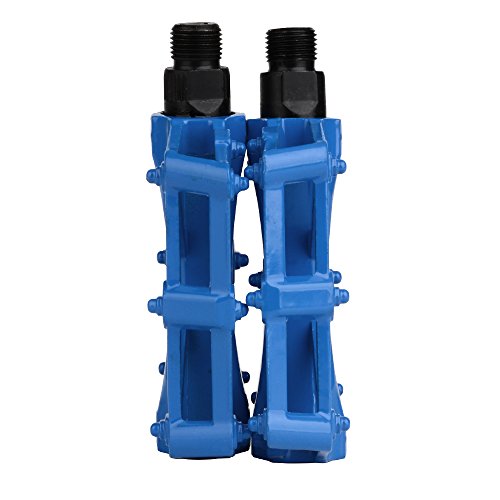 Boruizhen Aluminium Cnc Bike Platform Pedals Lightweight Road Cycling Bicycle Pedals For Mtb Bmx (Blue) #TOP2